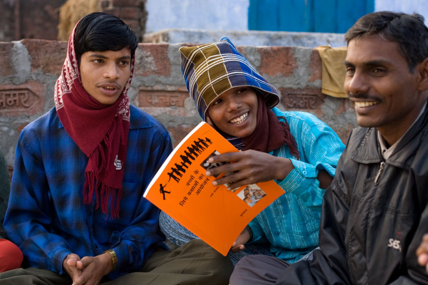 Study circle participants in biharsharif, india (image courtesy baha'i World Centre)