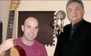 Eric Harper and Badi Yazdi in the studio.