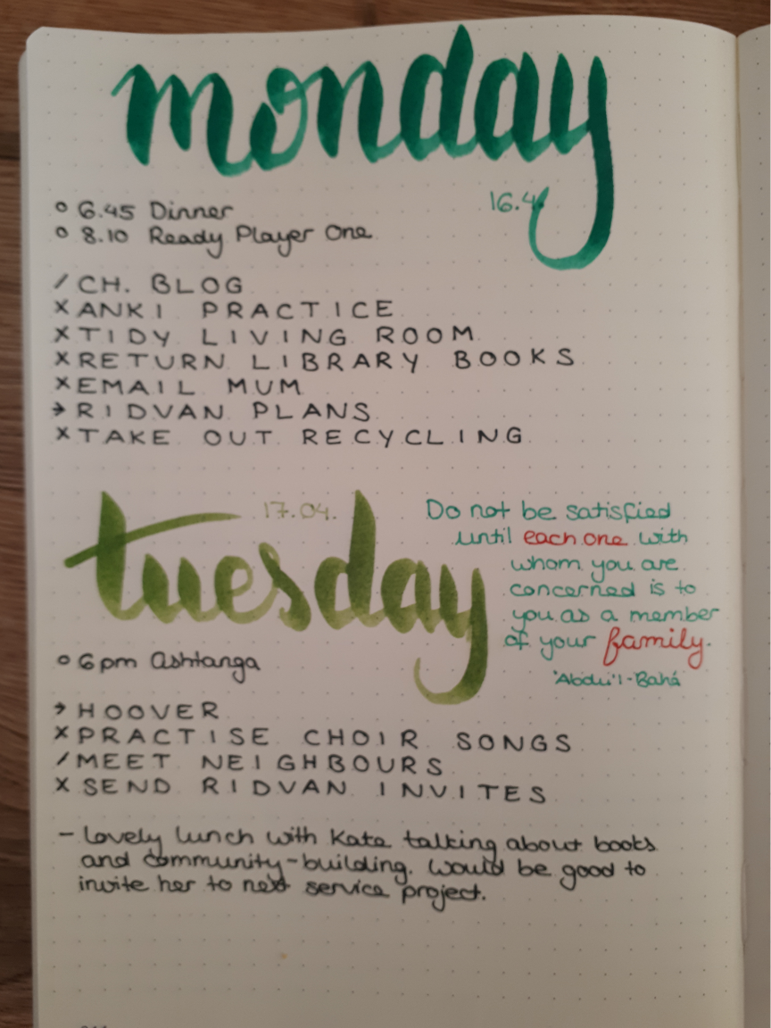 How Bullet Journalling Helps Me Be a More Consistent & Systematic Baha ...